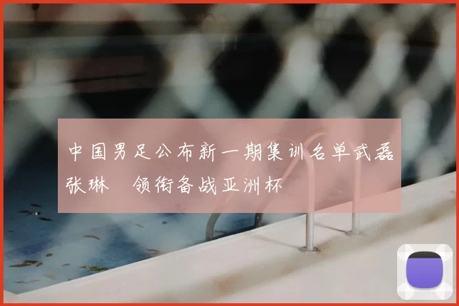 中国男足公布新一期集训名单武磊张琳芃领衔备战亚洲杯